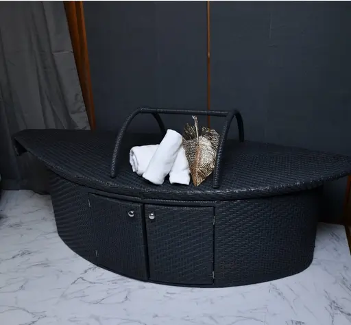 【トルコ式🇹🇷スチームバス・葉マム&足湯】　寝たままよもぎ蒸し❗️60分