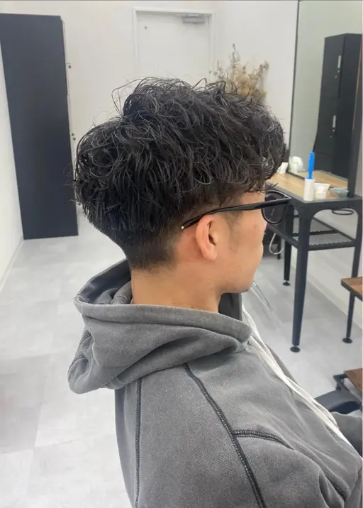 【ミニモ限定料金🌼】メンズパーマ（波巻きパーマ）