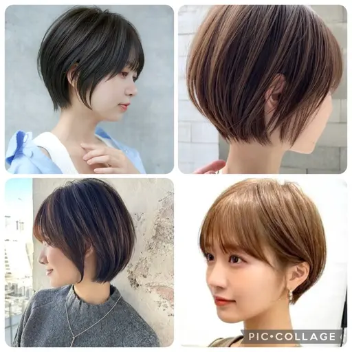 ❤️‍🔥レディースカット（ショートボブ限定）＋ブリーチなし透明感ワンカラー＋コーティングトリートメント