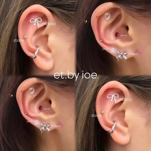 【 シンプルコース♡ 】耳ツボ jewelry 🎀♡
