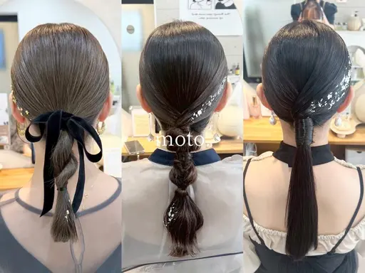 【人気No1/アップスタイル】簡単ヘアアレンジ【結婚式参列/ライブ参戦/イベントなどに◎】