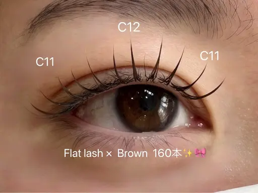 🎀3月限定🎀フラットラッシュ上マツエク【160本まで】オフ込み◎