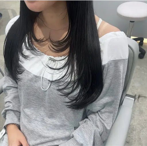 【🎀日曜限定ゲリラクーポン🎀】【💥💥最安💥💥】カット+透明感カラー+クイックトリートメント