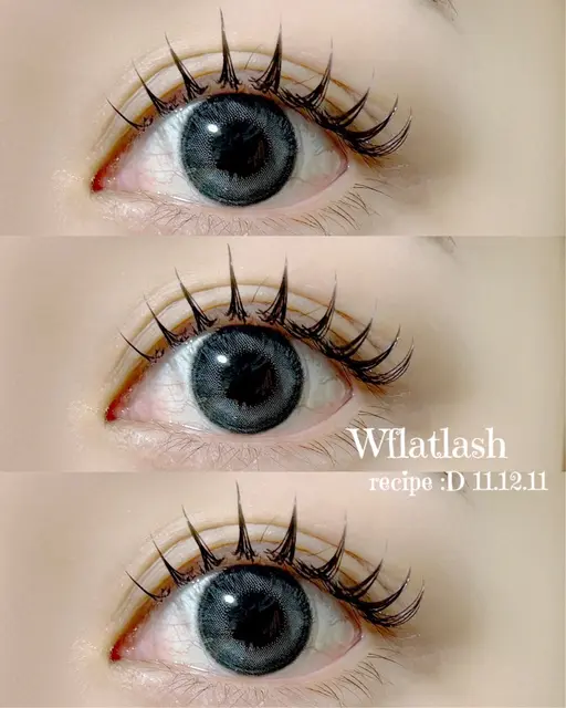 【オフ無料】ボリューム🆙ダブルフラットラッシュ100束(200本)✨カラー変更可⭕️