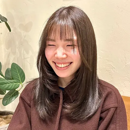 《新規限定》透明感ワンカラー🧊赤みを抑えた柔らかい色味に☁️⸝⸝꙳ イルミナカラーで叶えるツヤ⟡.·