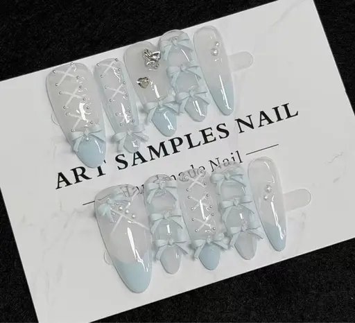 ミニモ限定【ネイルチップ長さ出し】ワンホン定額｜初回ジェルオフ無料！完成ネイルチップを装着する、時短、可愛い¥4980