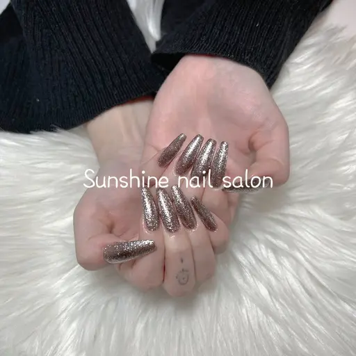 🎀ジェルオフ無料🎀チップ長さだしワンカラーorラメグラデーション（長さだしオフor他店ジェルオフ追加料金1000円)