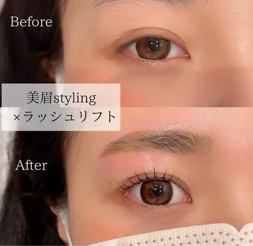 🎀上まつげパーマ+美眉スタイリング🎀