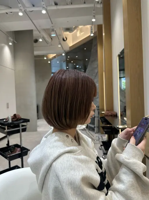 【艶髪カラー➕ReFa ファインバブル】頭皮ケア✖️色持ちUP✨スタイリング付き✨