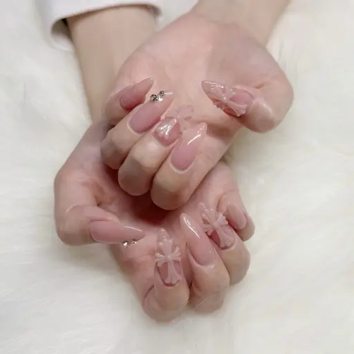 ミニモ限定価格❣️オフありワンカラー+クロスパーツデザイン