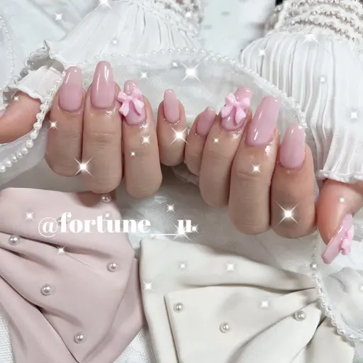 💜ハンドオフなし🤍ワンカラーネイル💜