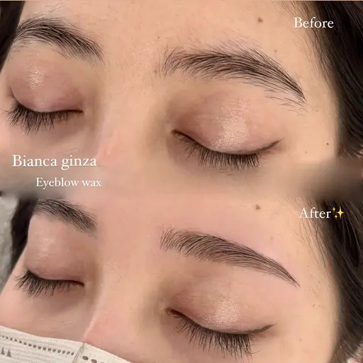 アイブロウデザイン WAX+メイク仕上げ