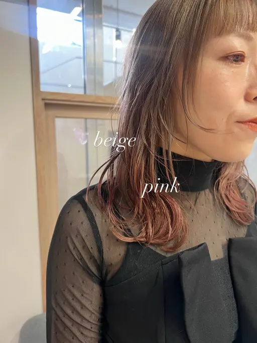 似合わせカット+髪質改善カラー