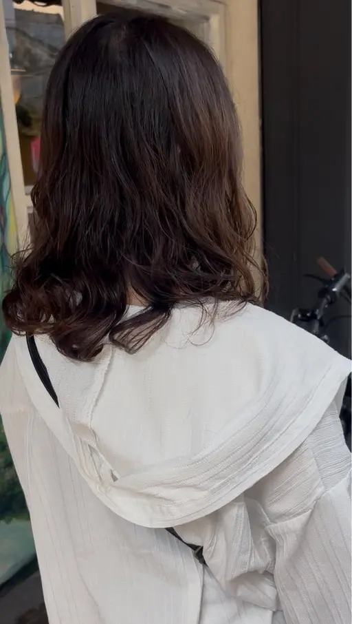 カット+クリープパーマ