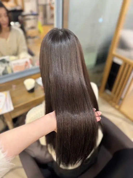 🩶 髪質改善ストレート＋3step treatment 🩶
