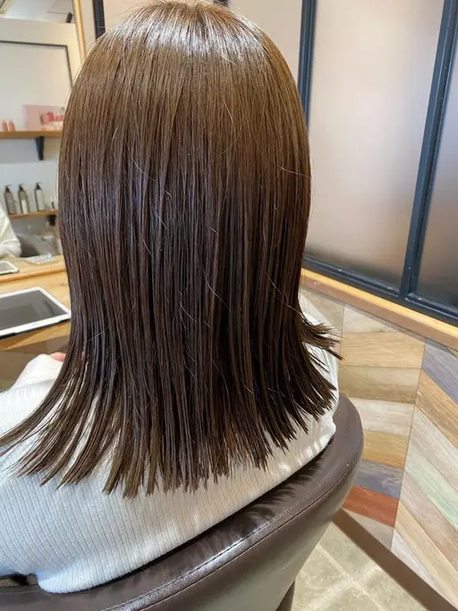 🎀当日限定🫧 《頭皮に優しいオーガニックカラー使用🌿.∘》カット➕トリートメント🫧