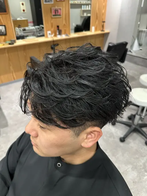 【メンズ限定🔥】メンズカット+フェザーパーマ🪶