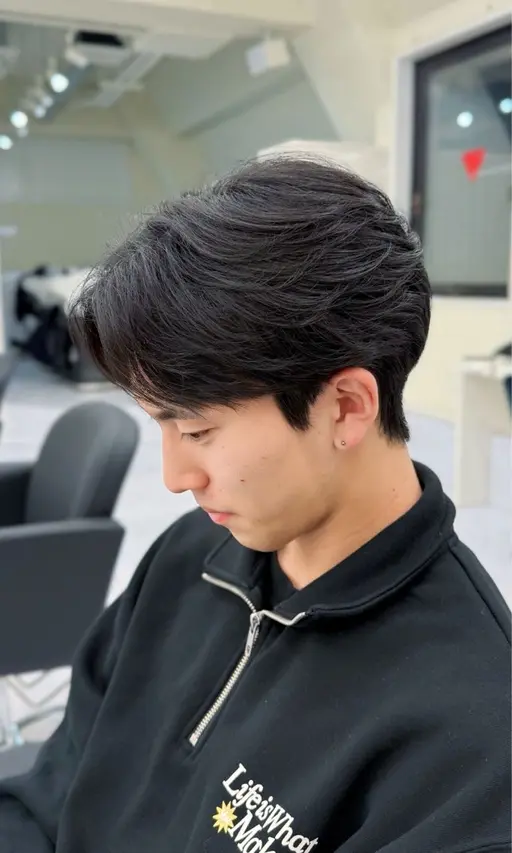 【カット➕ニュアンスorフェザーパーマ】最近流行りの大人気パーマ🌀＊メンズパーマ