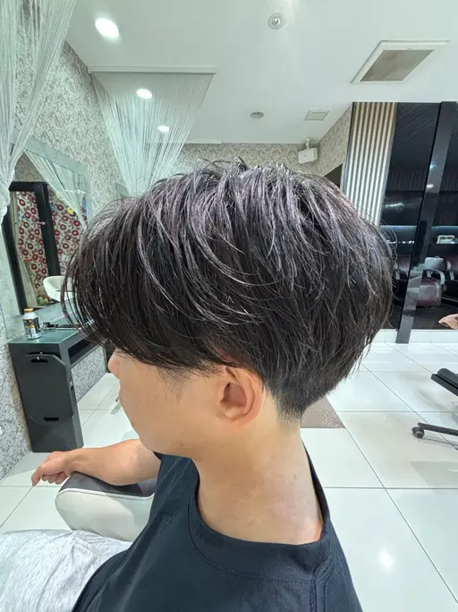 メンズ限定　カット＋ナチュラルケアパーマ