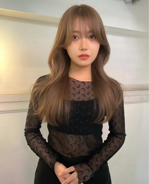 【ブリーチせずに透ける髪色🫧】ライトニングダブルケアカラー+カット＋トリートメント