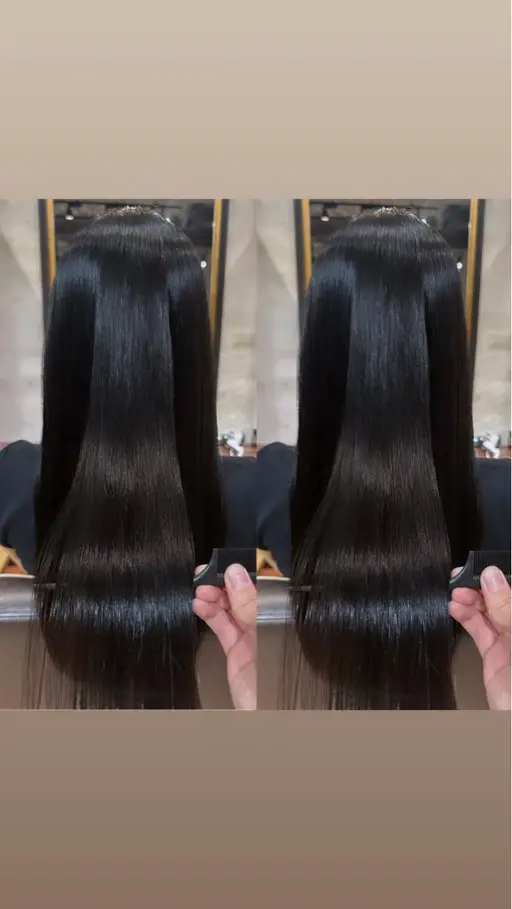 🌿透明感 普通のカラーと混ぜた白髪染めカラー🌿