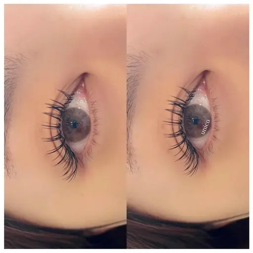 ワンホン風、束マツエク♡