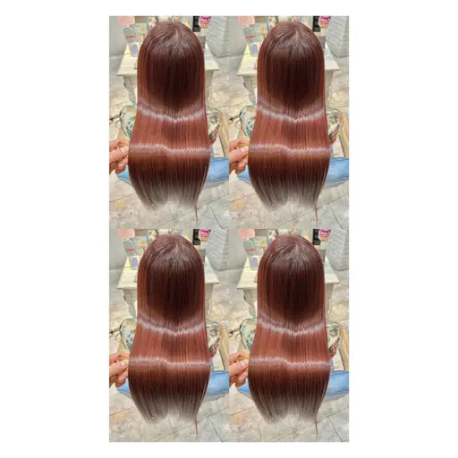 💎カット➕ケアカラー➕Aujua2step【韓国ヘア/レイヤー/艶髪/赤み消しカラー/骨格矯正/心斎橋】