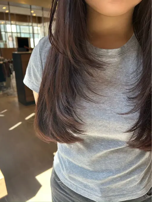 韓国風レイヤーカット✂️顔周りカット✨