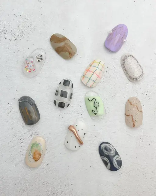 ミニモ限定！ワンカラーにニュアンスアート2本付き(ジェルオフありの方はこちらから)