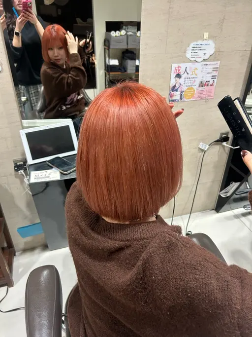 切りっぱなしボブカットモデル🎀⭐︎3cm以上切らせていただける方❣️(シャンプー+トリートメント付き)