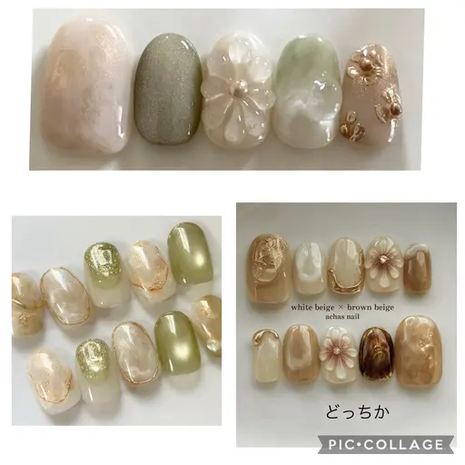 【オフなしハンドジェル 】アートコース練習モデル💅✨月曜12:00〜14:00 持込デザインはメッセージにて相談