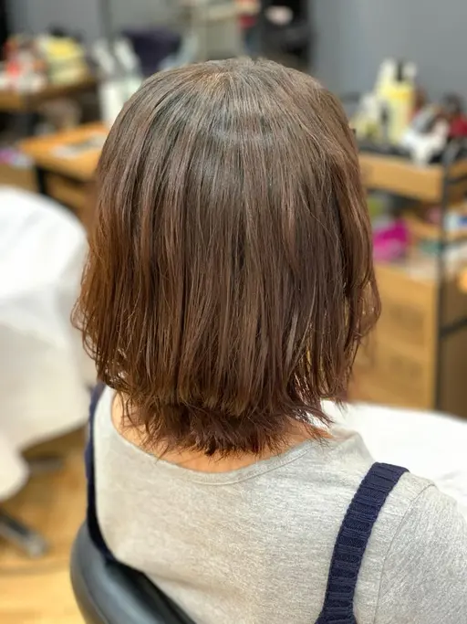 似合わせカット＋艶カラー