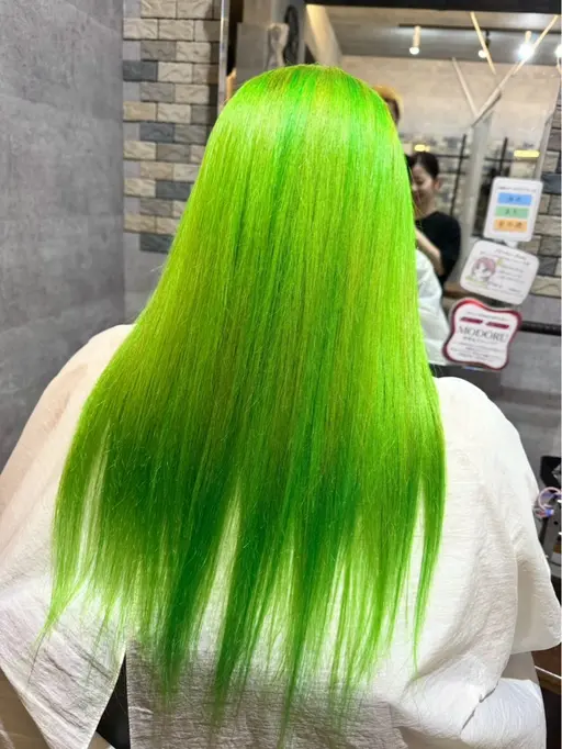 【練習モデル】ブリーチリタッチ（ブリーチリタッチ幅2cm以内）デザイン無しオンカラー※履歴次第のご案内になります