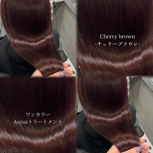 🦋🦋当日限定価格🦋🦋ワンカラー+Aujua2stepトリートメント【寒色/暖色/艶髪/透明感/秋葉原】