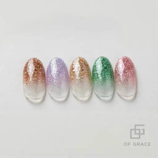 【ハンド】ラメグラデーション☆【11::00開始の予約限定】 (オフ込み90分) Jr.メニュー