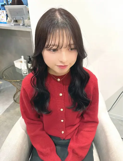 𓊆ㅤ大人気クーポン🪄ྀི𓊇顔まわりカット+髪質改善カラー+Aujua5stepトリートメント