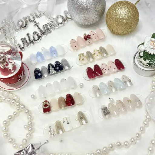🔰口コミ記入必須【Jr】⭐️オフなし⭐️  《期間限定》クリスマスネイル🎄🎅🏻