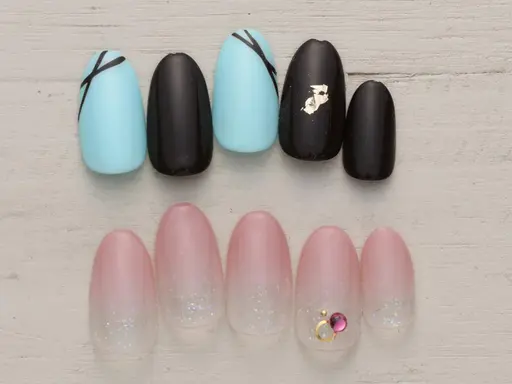 【HINAネイル初めて来店のお客様】ハンドオフなし　スナップフォトのデザイン♡無料♡　お直し不可　（６０分）