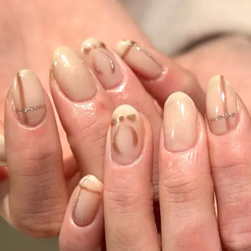 【明日12/23💫限定】ニュアンスデザイン❄️モデル様(オフなし)※詳細ご確認ください