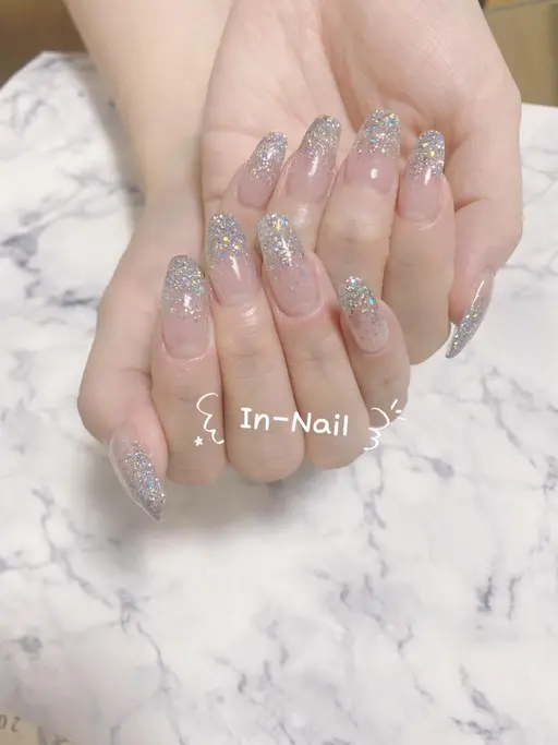 ハンド ラメグラデーション オフケア込み