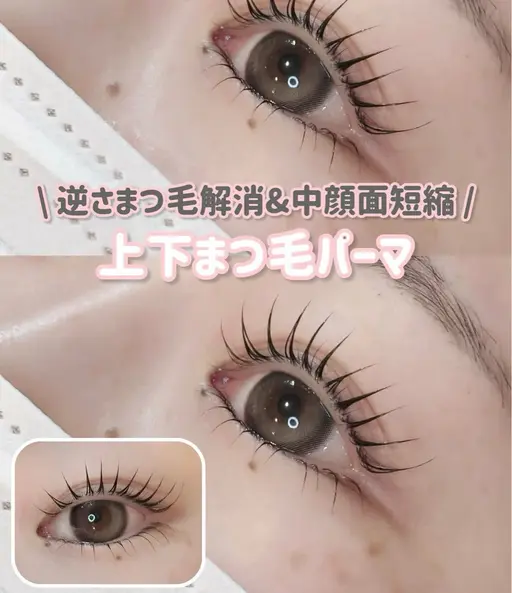 30日限定❣️練習モデル🎀まつ毛パーマ上下🤍