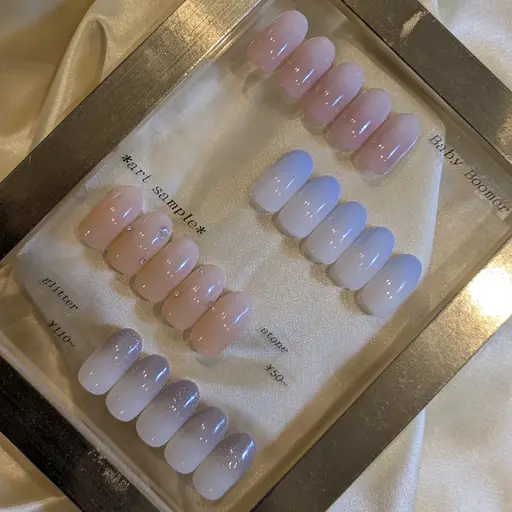 3/24〜3/26来店限定【💅サンプル限定カラー練習モデル🌸】ベイビーブーマーネイル《オフなし》