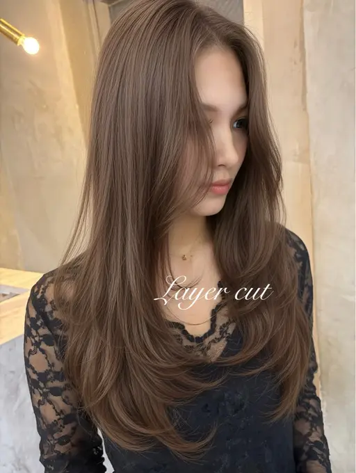 💓大人気クーポン💓韓国レイヤーカット🩵ྀི➕イルミナカラー🌈➕TOKIO5STEPtr➕ナノスチーマー付き🫧