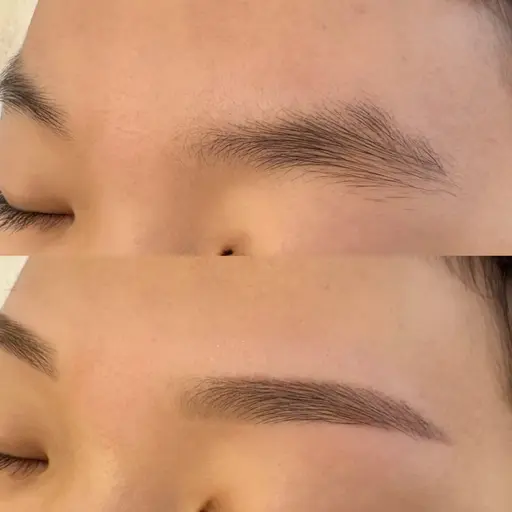 眉毛ワックス＋メイクアップ仕上げ🌼