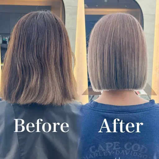 【🌺当日予約限定🌺】似合わせカット➕高補修3step treatment💗（超音波アイロン付）