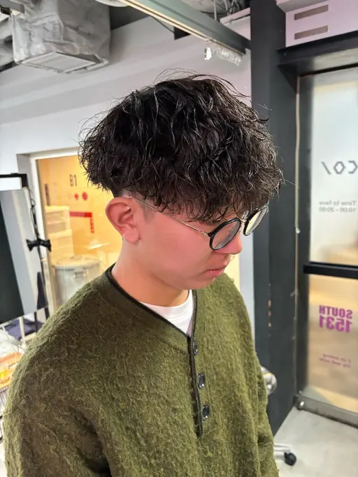 【メンズ人気No. 1💁】再現性の高いカット&メンズパーマ 7700円
