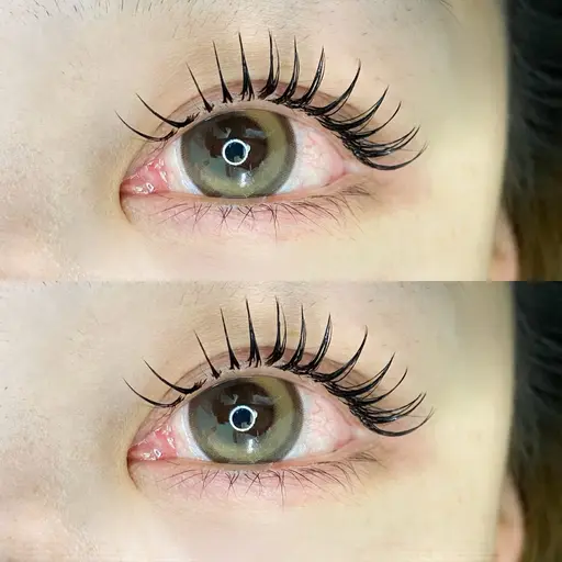 【SNSで話題!］LEDエクパ（フラットラッシュ100本＋まつげパーマ） ¥13,700→¥10,000