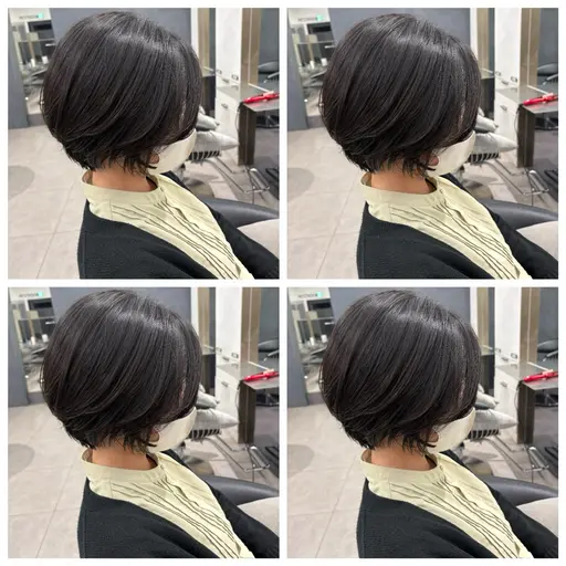 レディースカット💇‍♀️ ショートボブ​〜​ショートの長さのみ　　　　　シャンプー込み🧴