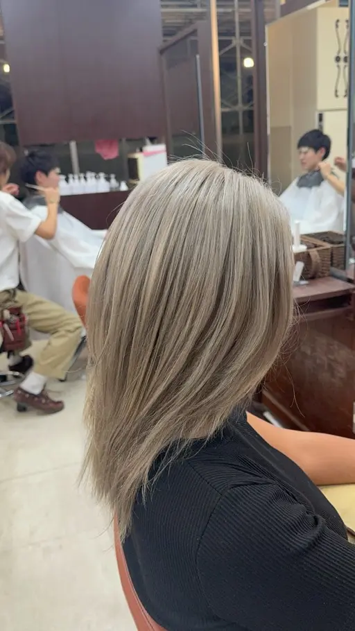 カット💇🏻‍♂️＋ダブルカラー🪻＋ナノバブルケア🫧＋スタイリング🥜