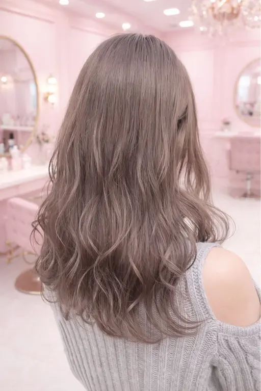 カラー＋トリートメント＋スタイリング込（※ブリーチなし／ツヤ・透明感重視🤍）